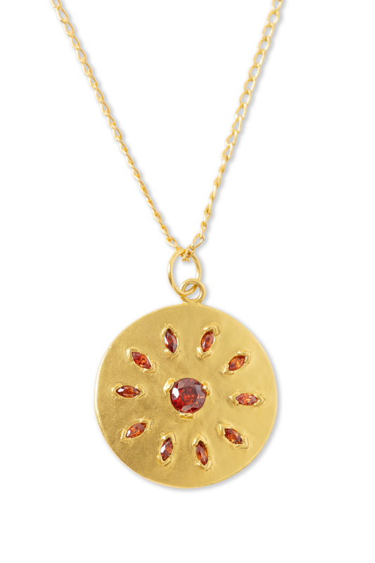 Fire Necklace Gold