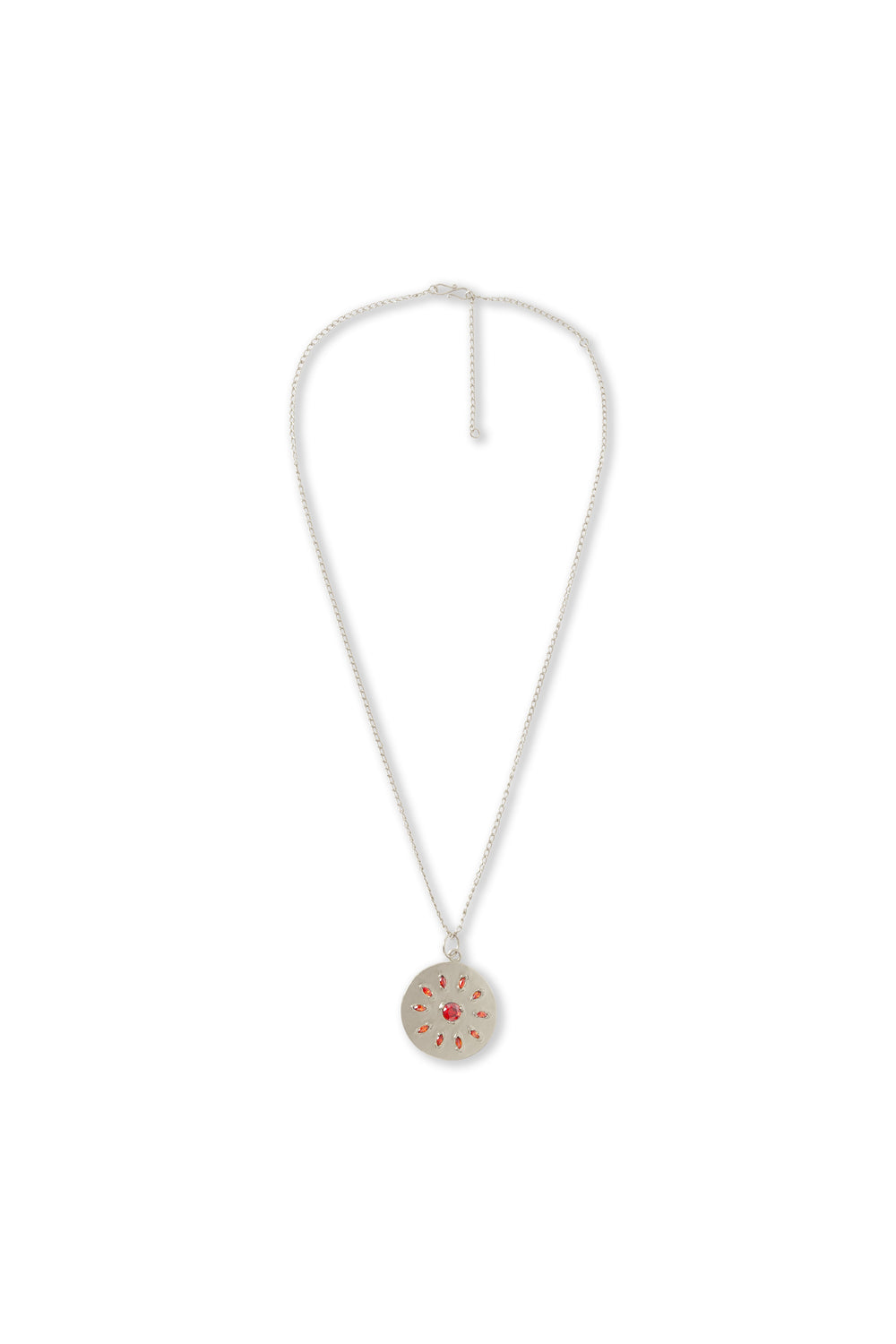 Fire Necklace Silver