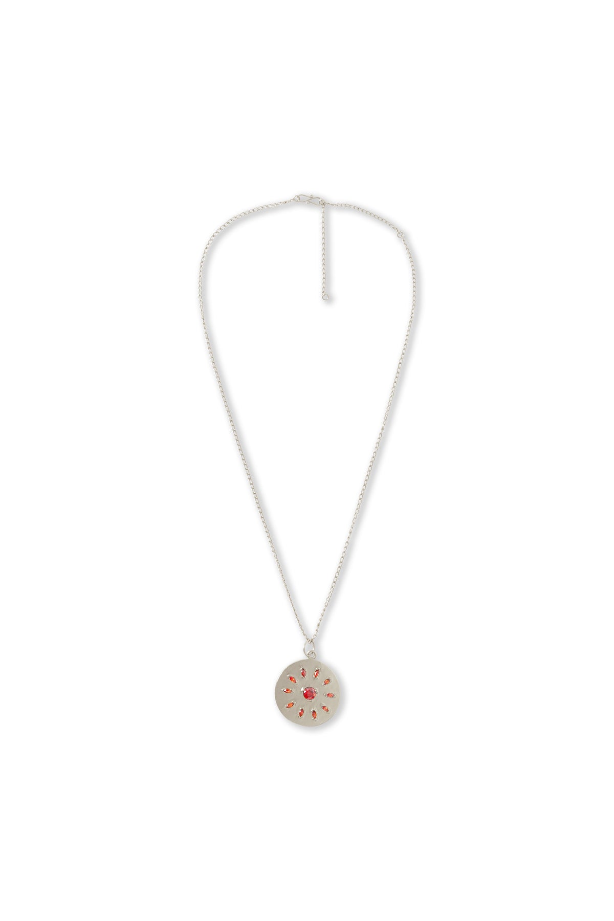 Fire Necklace Silver
