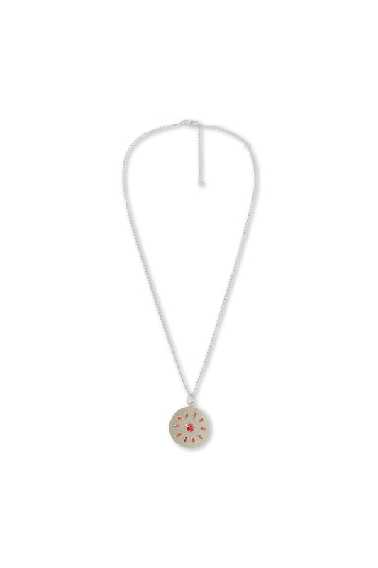 Fire Necklace Silver