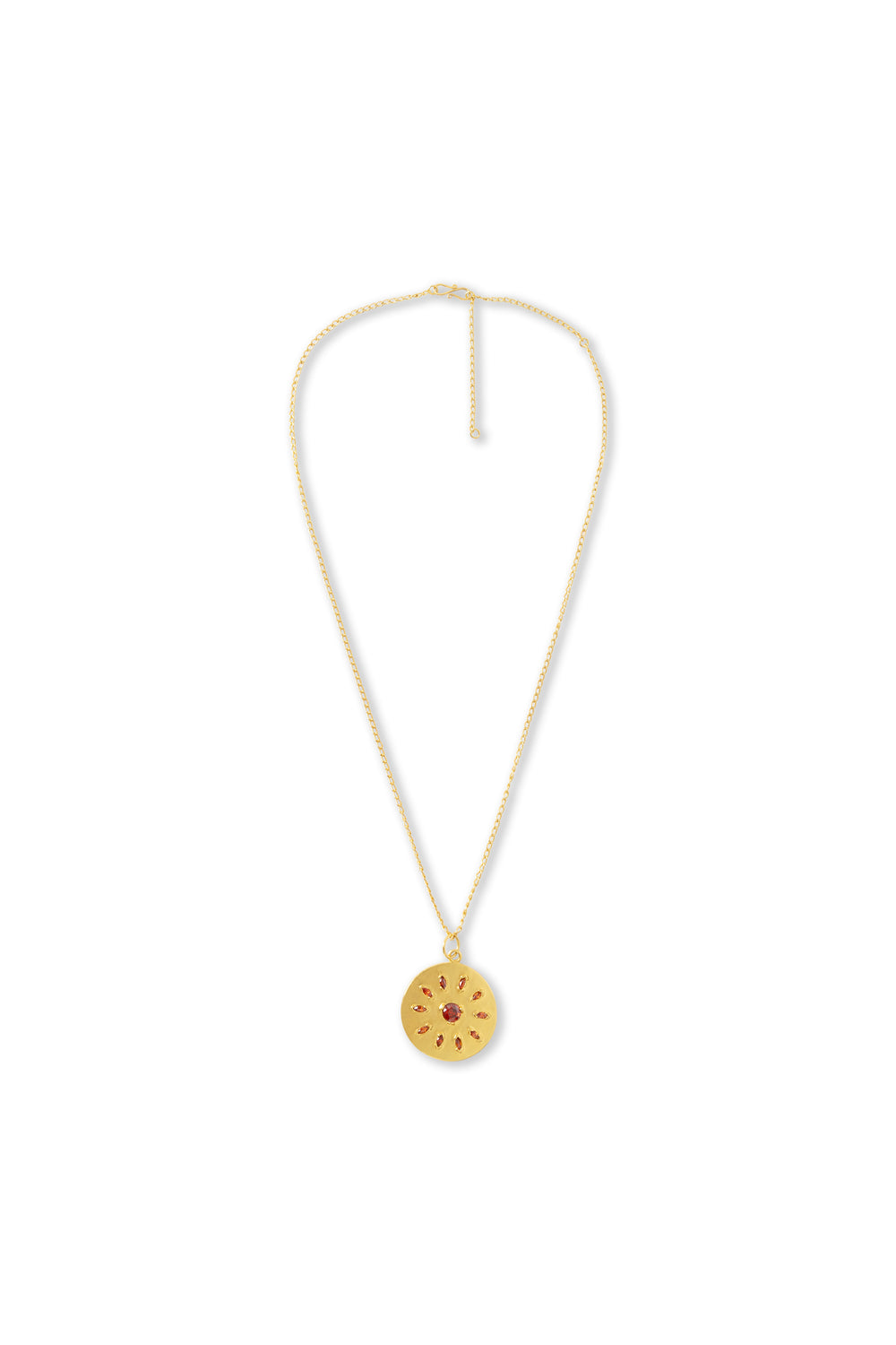 Fire Necklace Gold