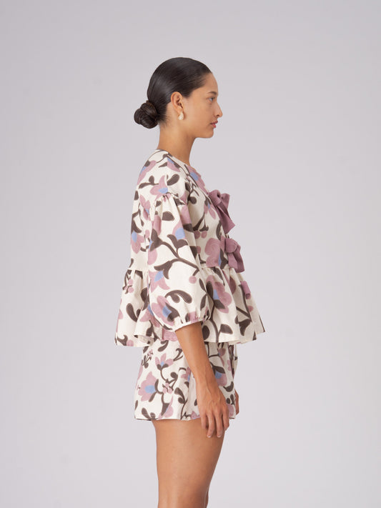 Floral Spirit Flower Print Top top