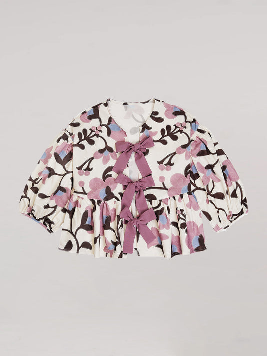 Floral Spirit Flower Print Top top