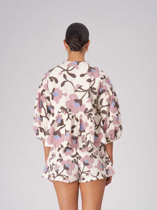 Floral Spirit Flower Print Top top