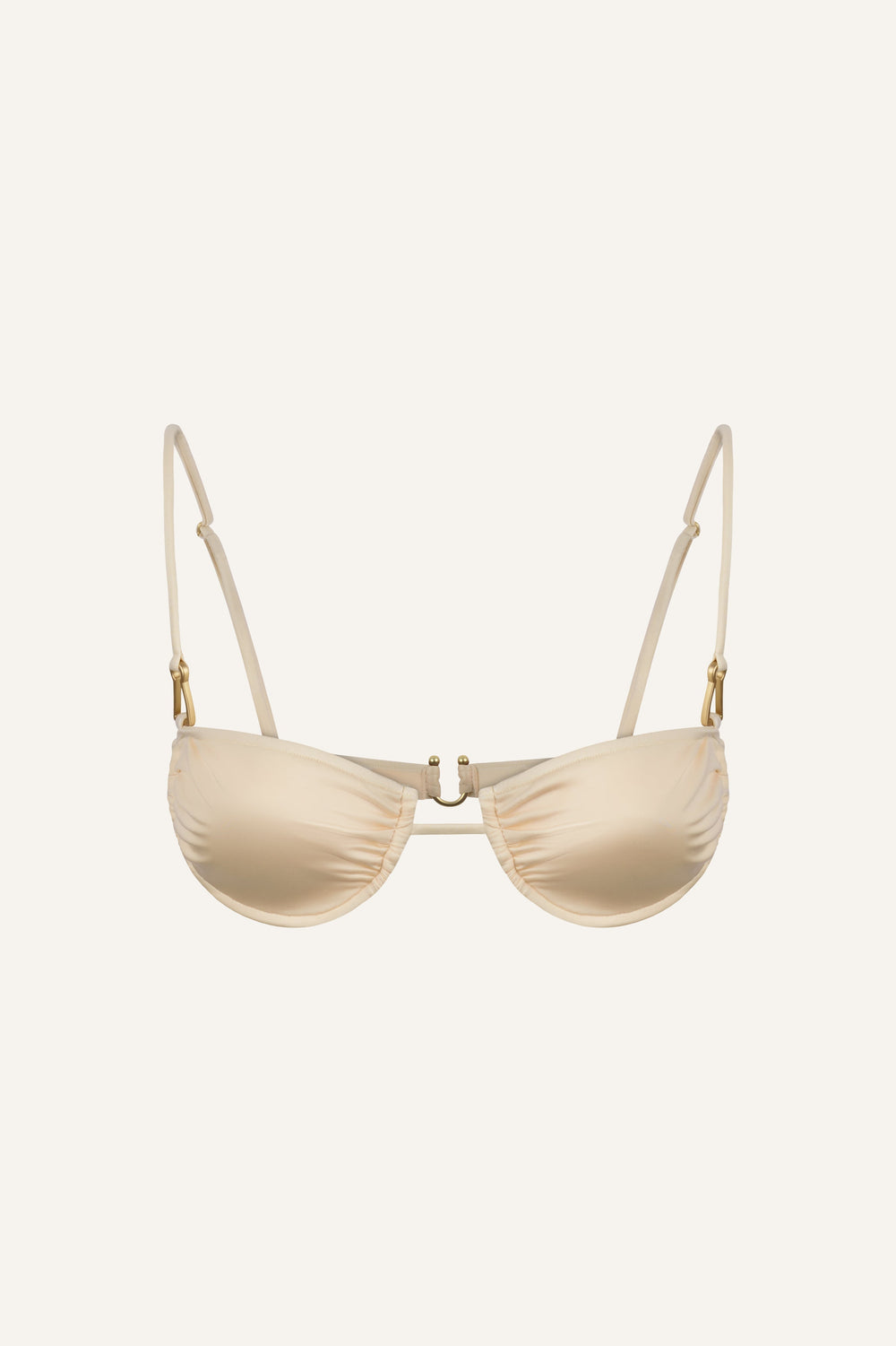 Gala bikini top in cream