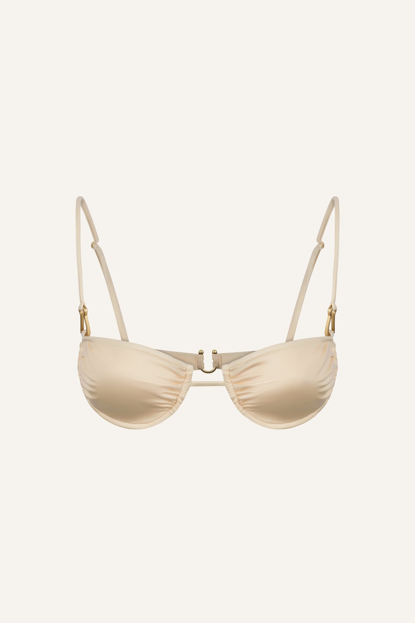 Gala bikini top in cream