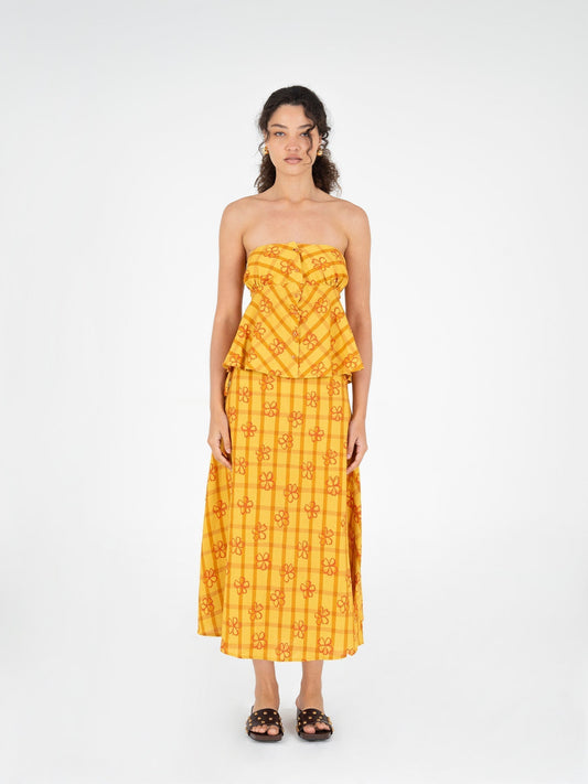 Harlequin Floral Print Top top