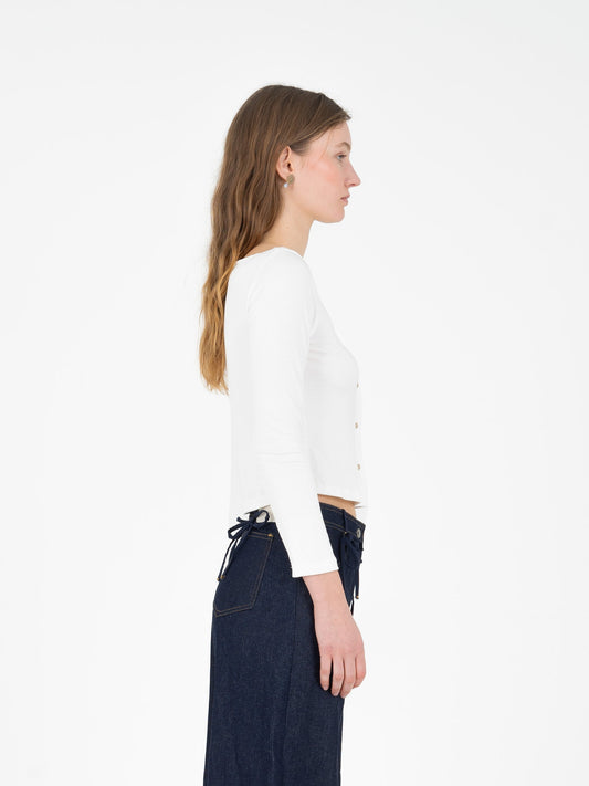 Heart White Top camisas y camisetas