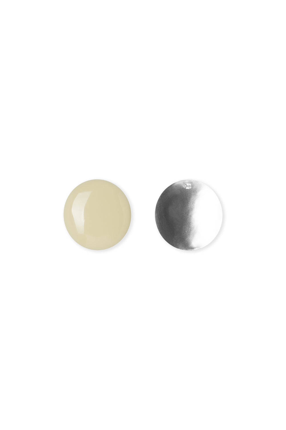 Oval Earrings Ivory