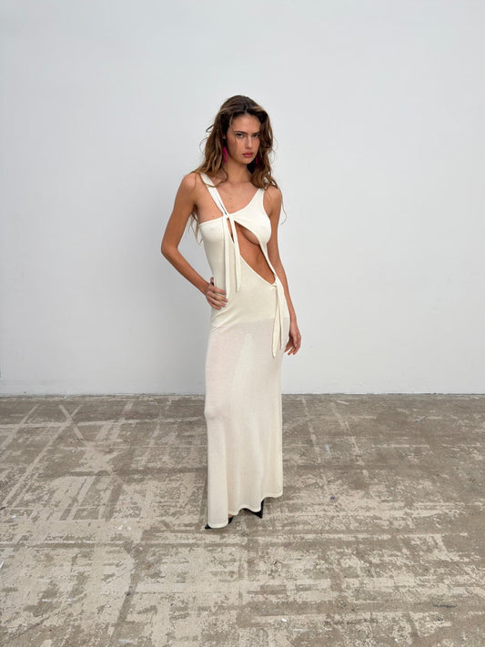 Ines dress white