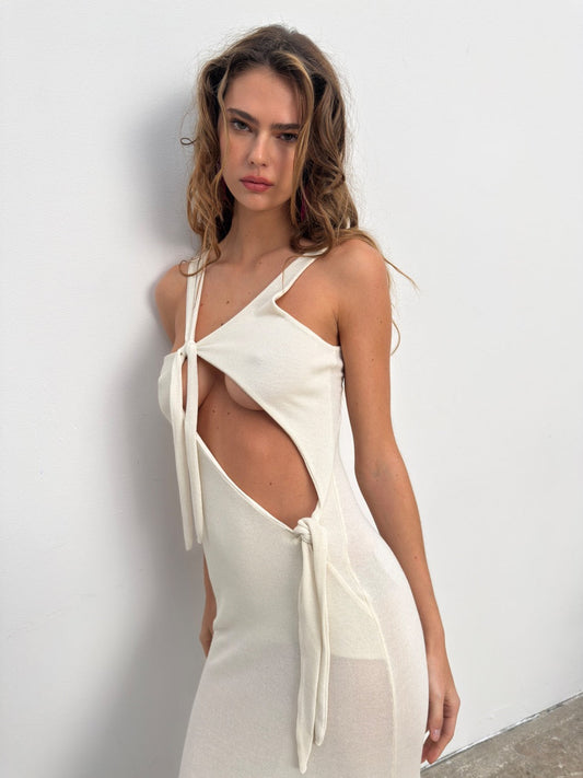 Ines dress white