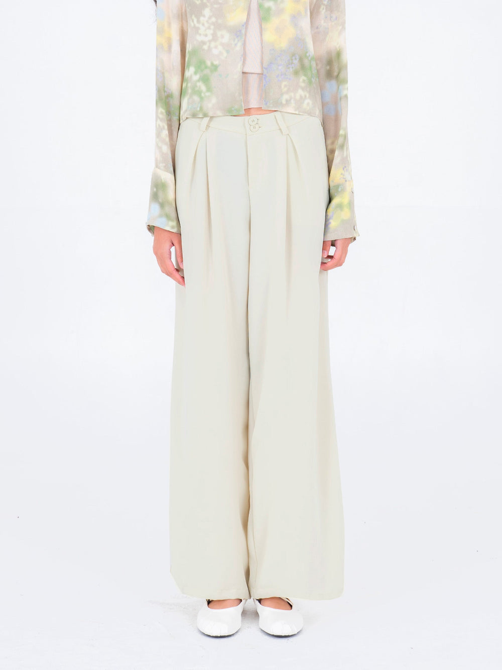 Illusory pants falda