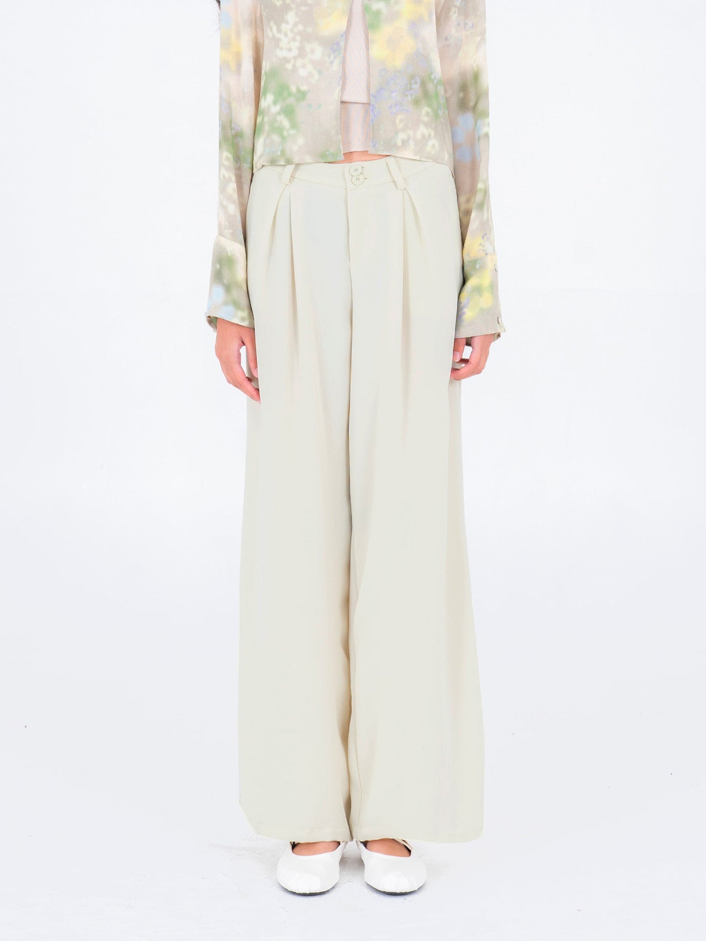 Illusory pants falda