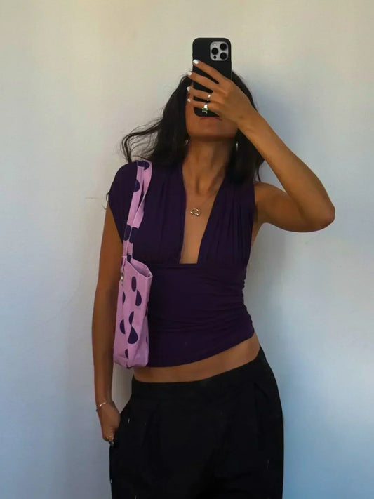 Isabela Amethyst Top