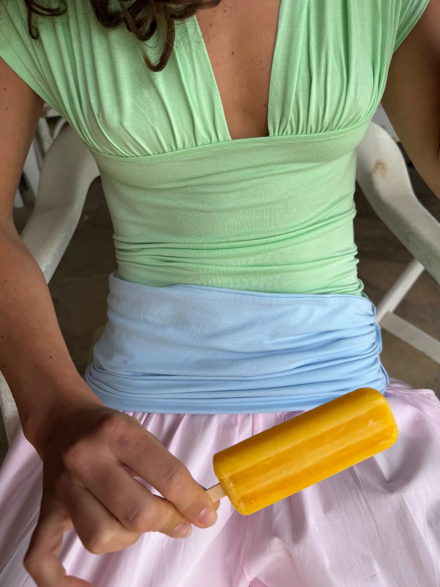 Isabela Minty Top