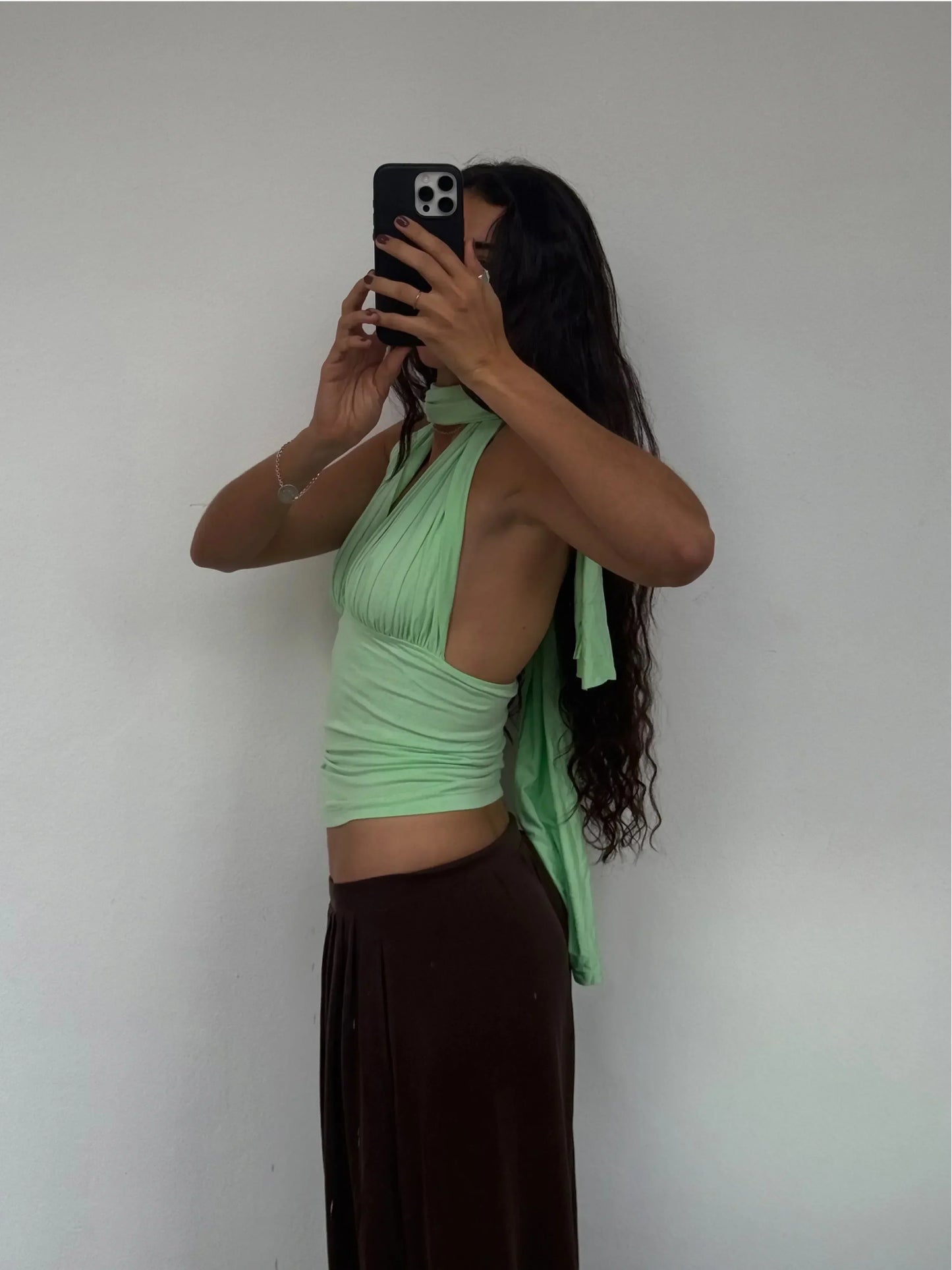 Isabela Minty Top