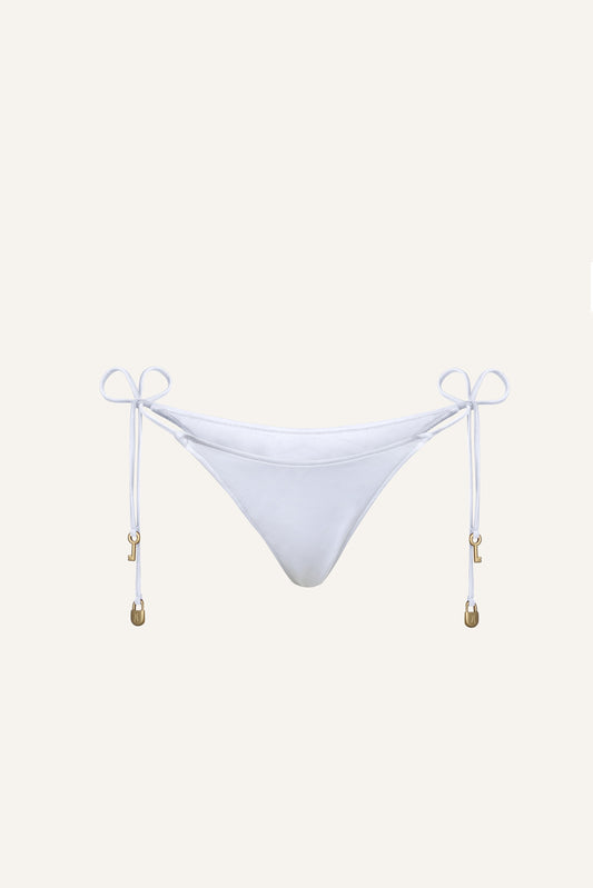 Isla swim bottom in white