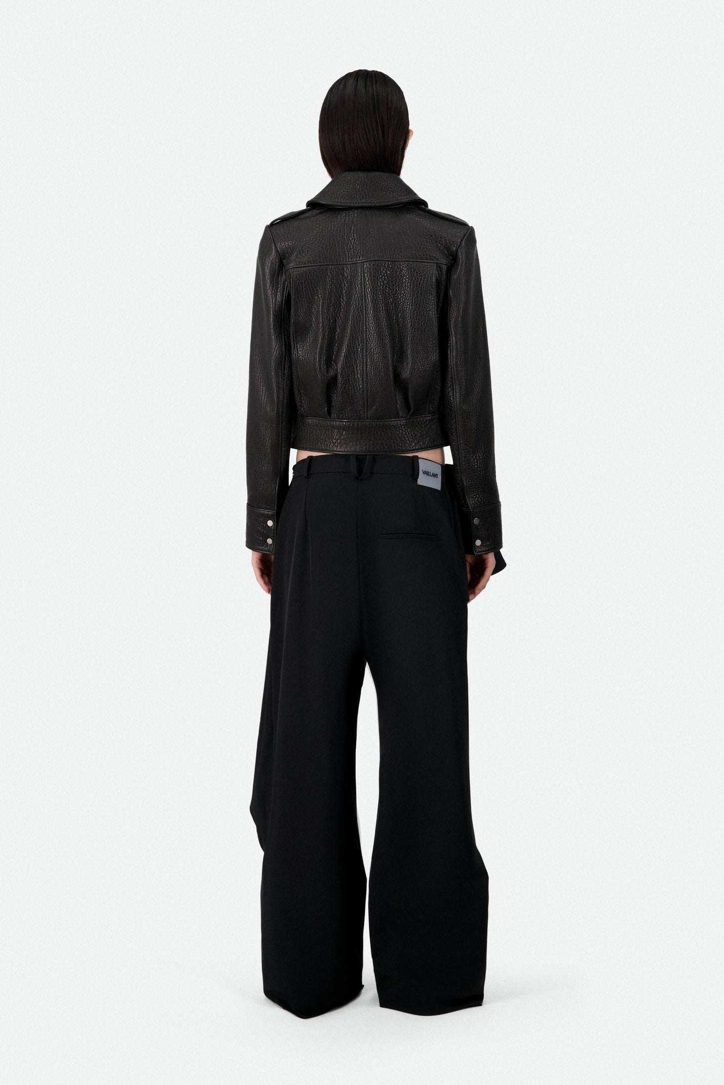 RUFFLE FRONT TAILORED TROUSERS - LAST ONE