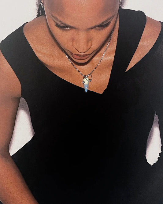 NAIL ORANGE NECKLACE