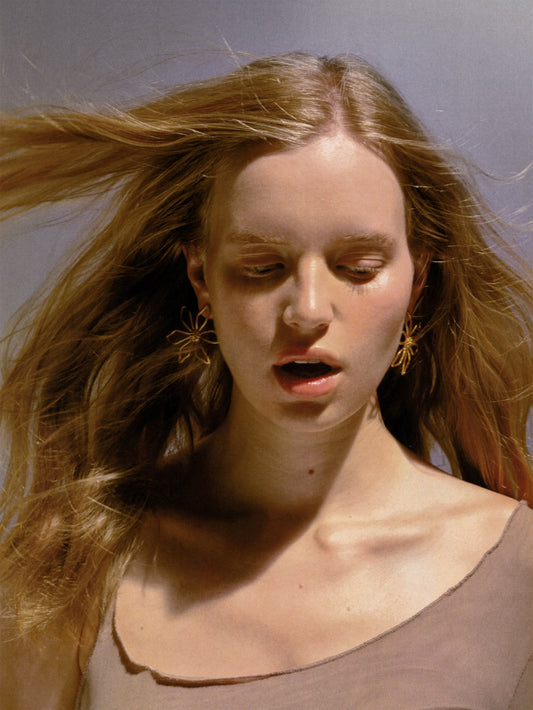 Gumamela Earrings Gold