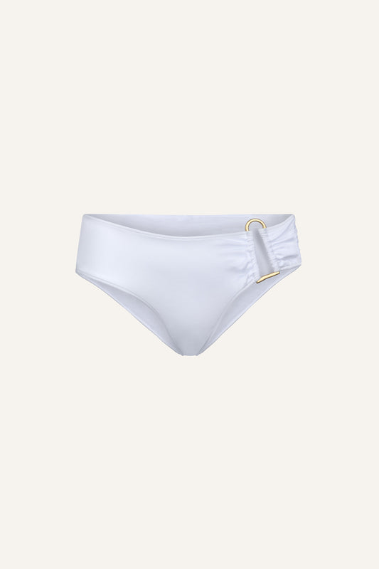 Jade swim bottom in white