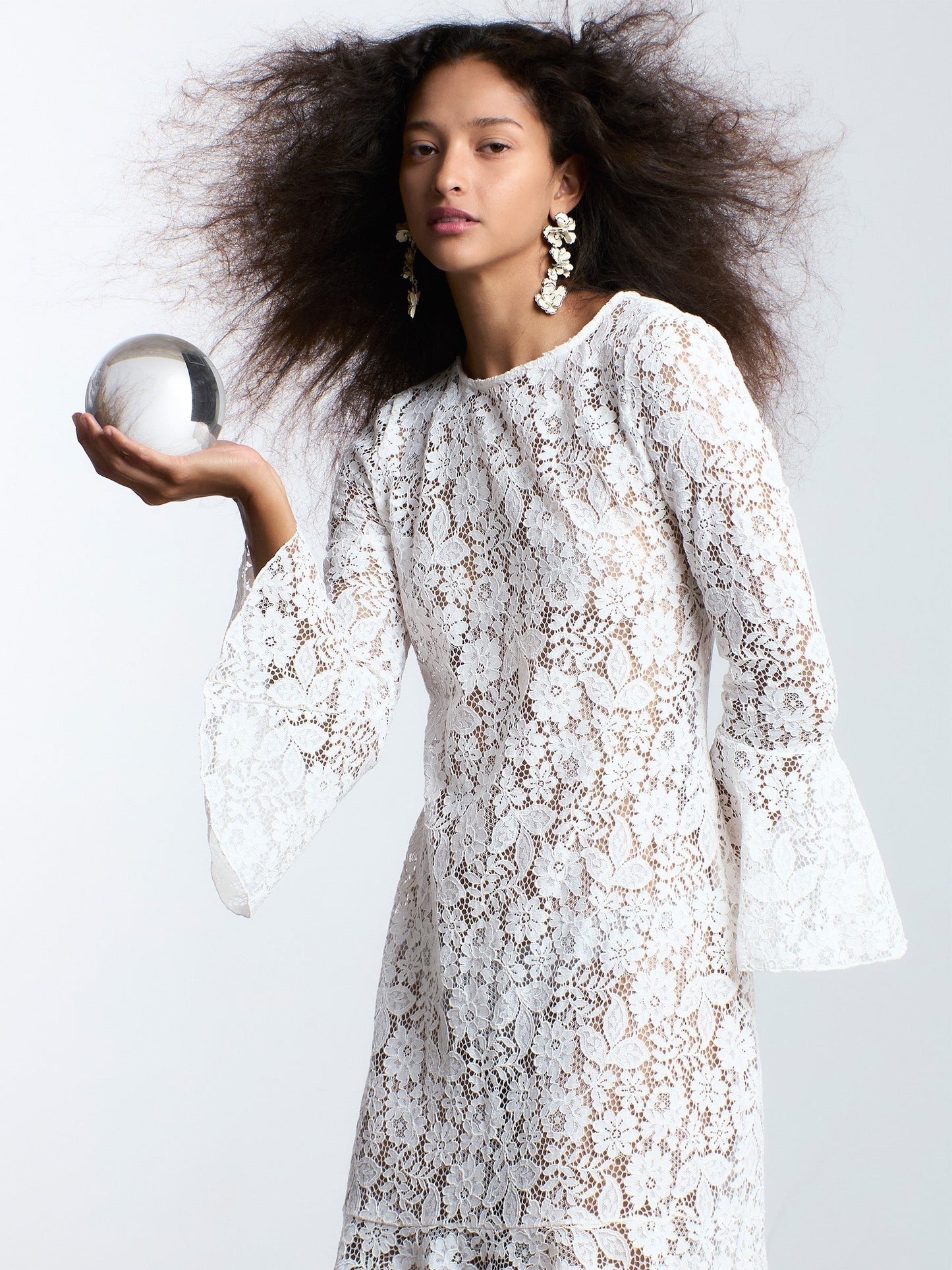 Jester White Lace Dress vestidos