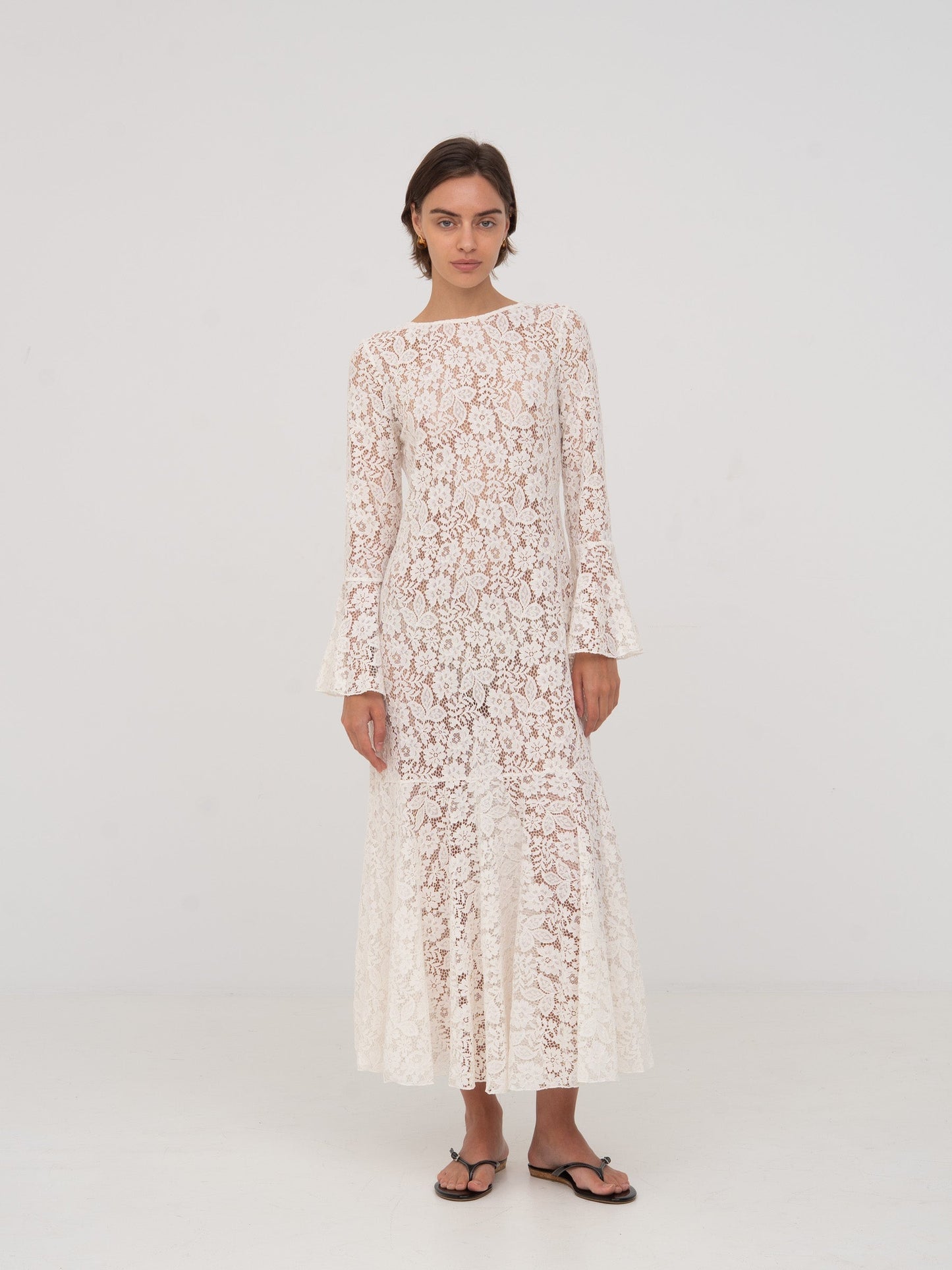 Jester White Lace Dress vestidos