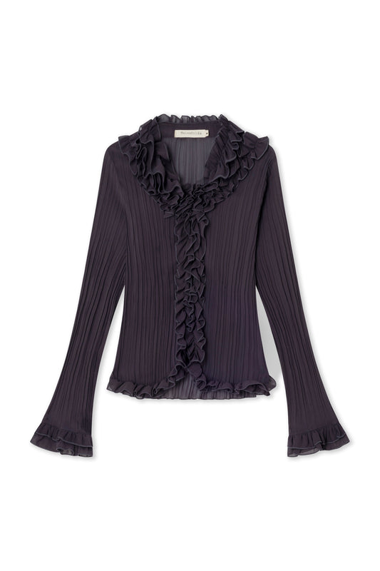 Kara Blouse Aubergine