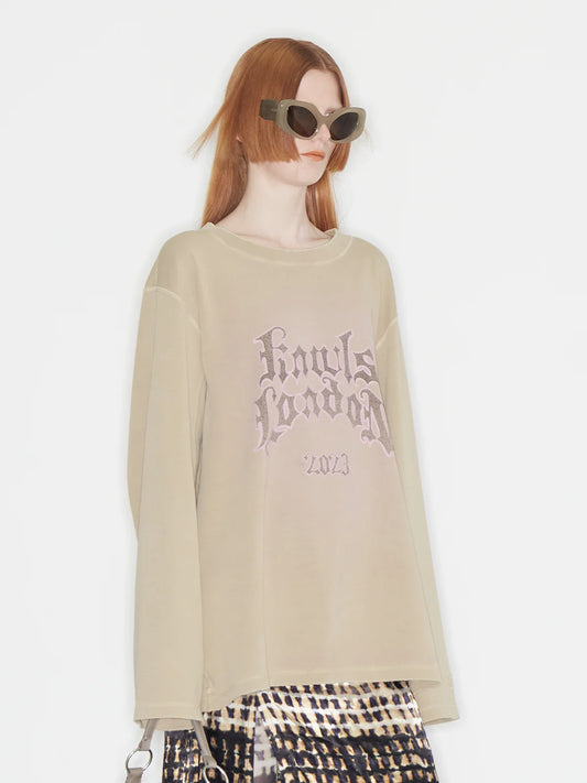 CRNG LONGSLEEVE TEE GREIGE