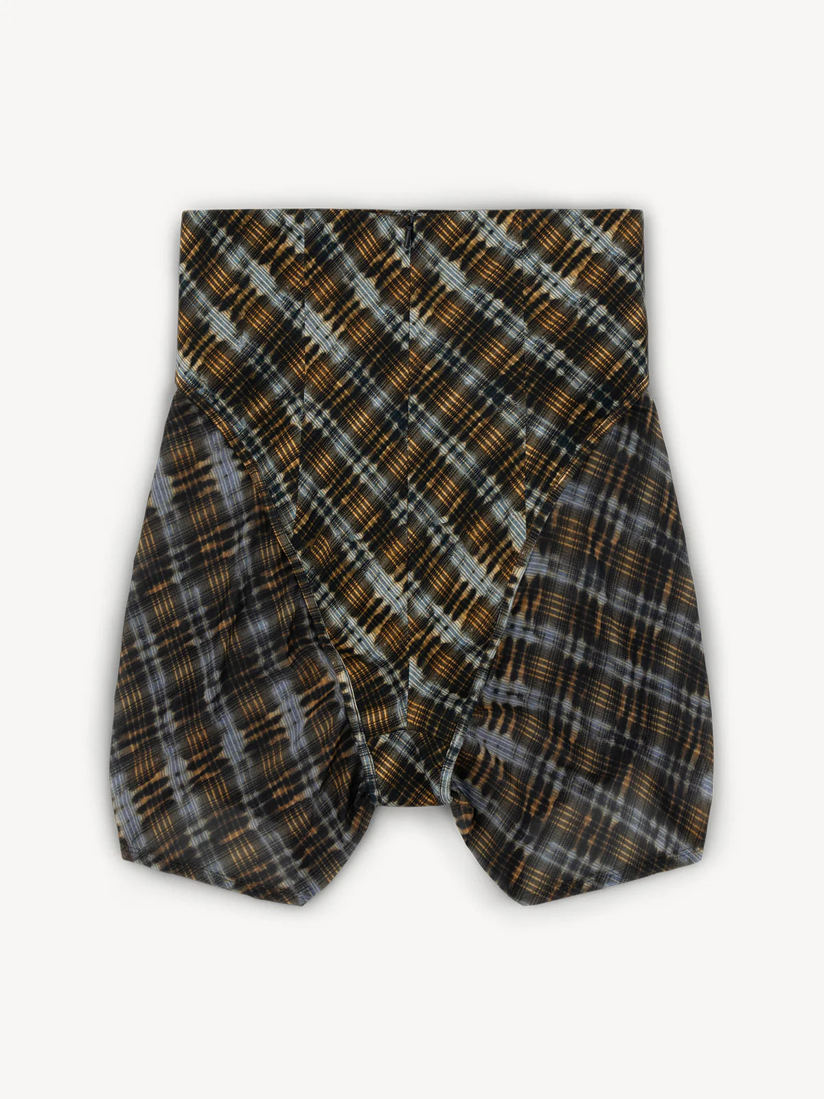 SCYTHE SHORTS BLEACH PLAID BLUE