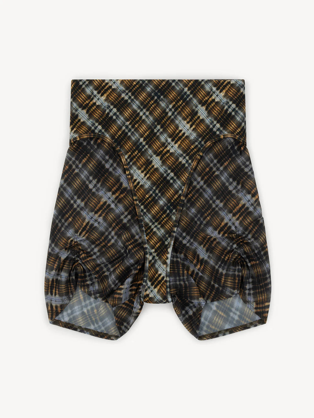 SCYTHE SHORTS BLEACH PLAID BLUE