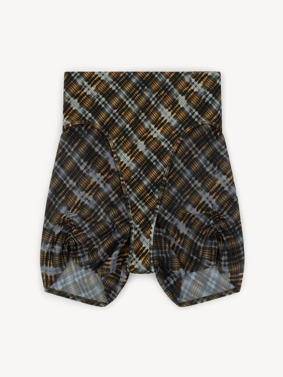 SCYTHE SHORTS BLEACH PLAID BLUE