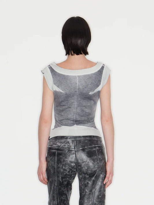 RAZE TOP WASHED GREY