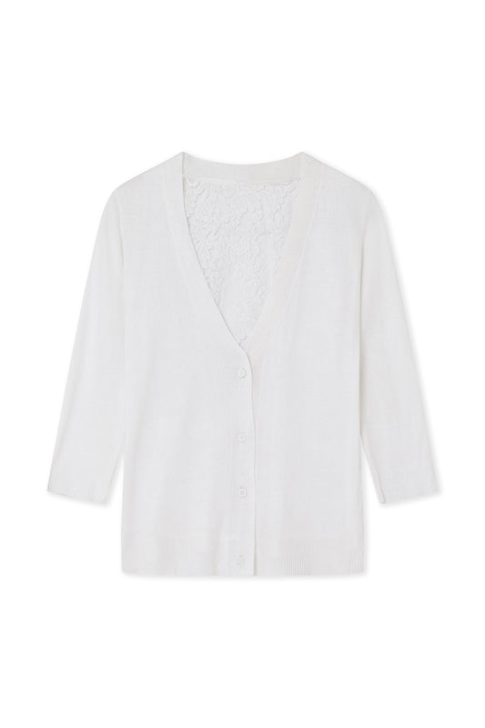 Kika Cardigan White
