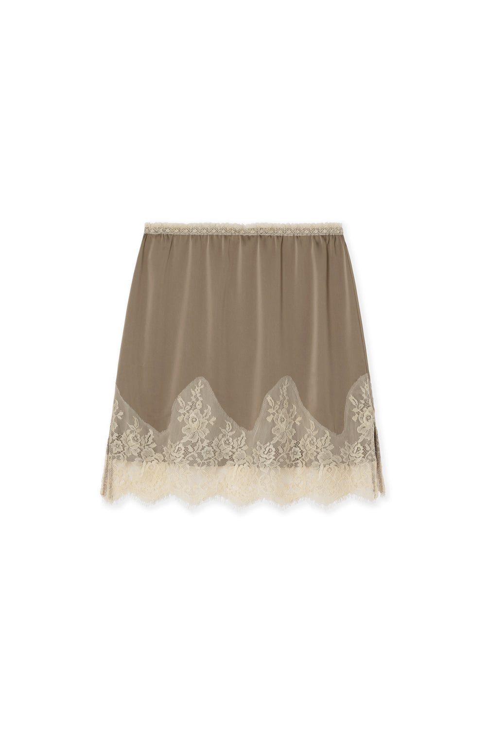 Lace Skirt Taupe
