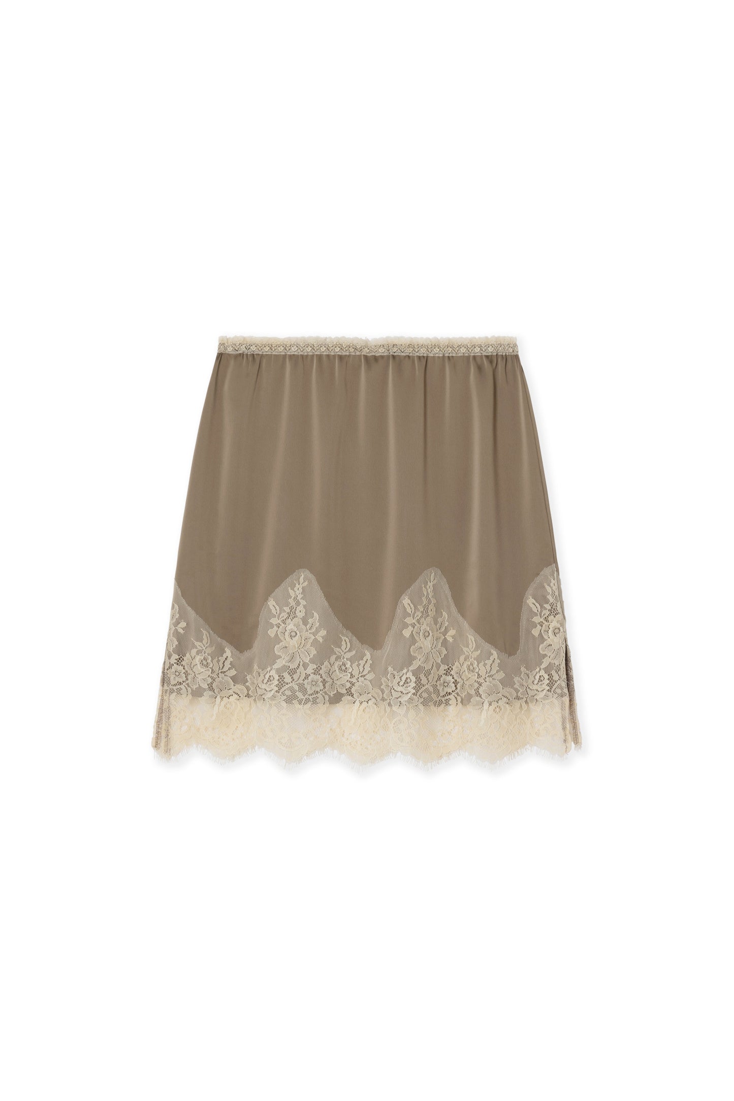 Lace Skirt Taupe
