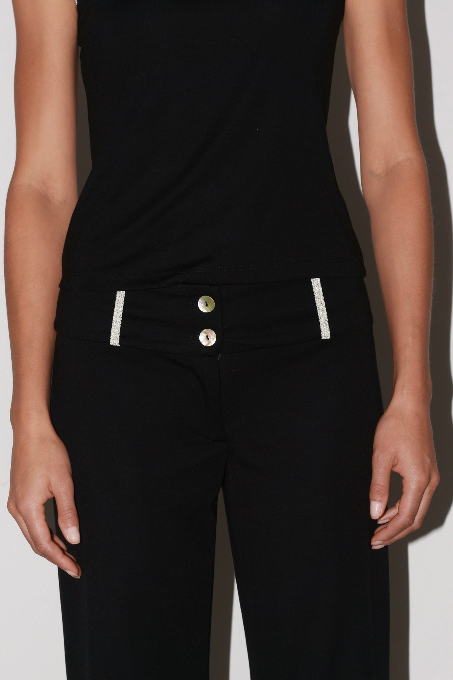 Back view – minimalist design with clean lines and subtle tailoring.