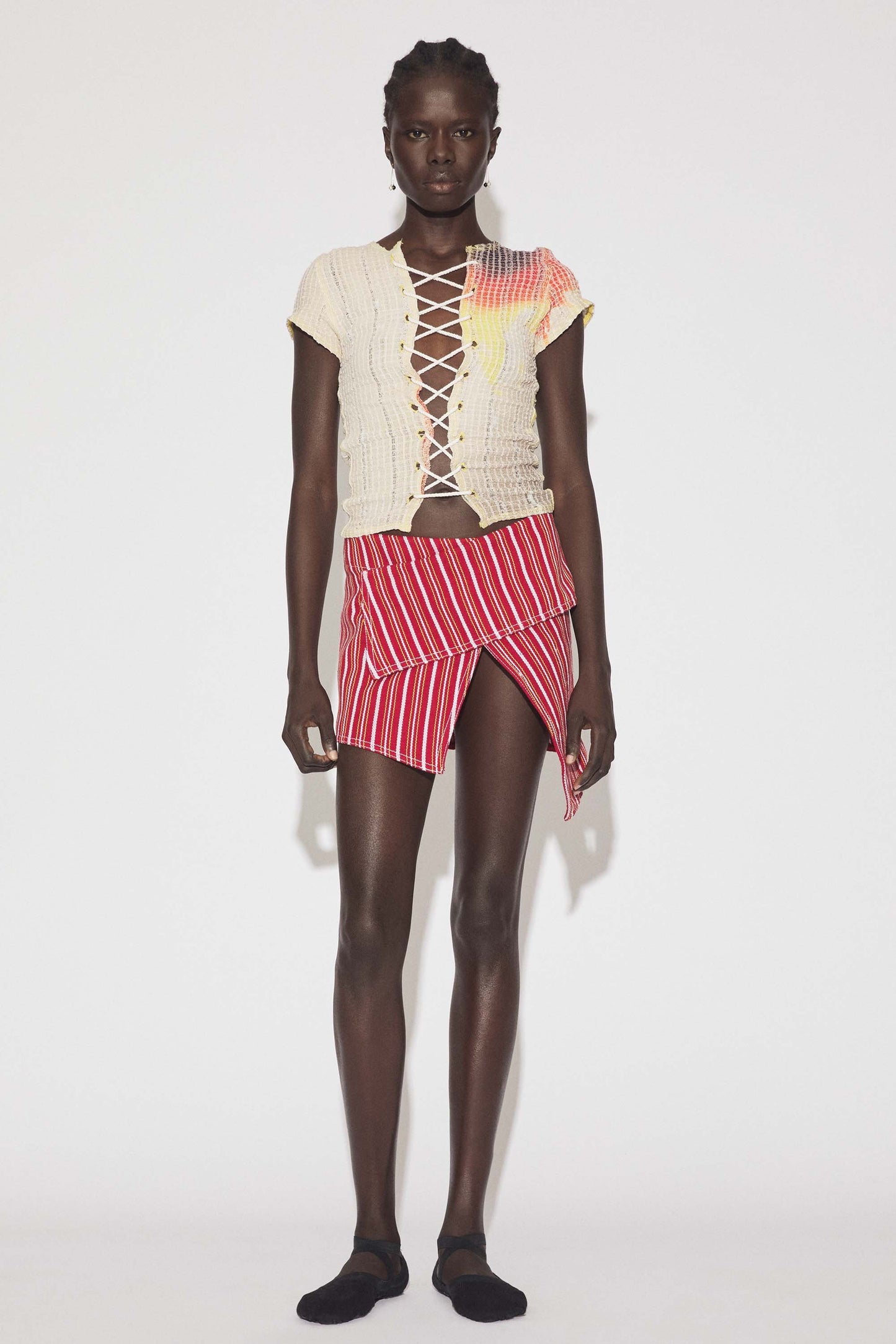 El Girasol Fine Stretch Weave Tie Tee