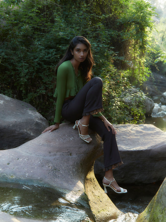 Leaf blouse camisas y camisetas