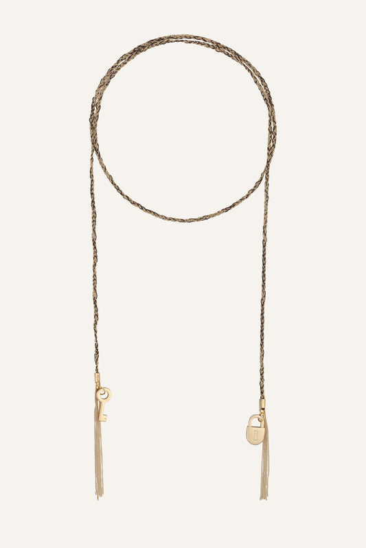 Linda necklace in chestnut