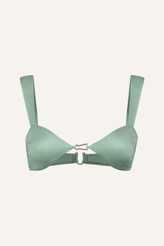 Lola bikini top in sage