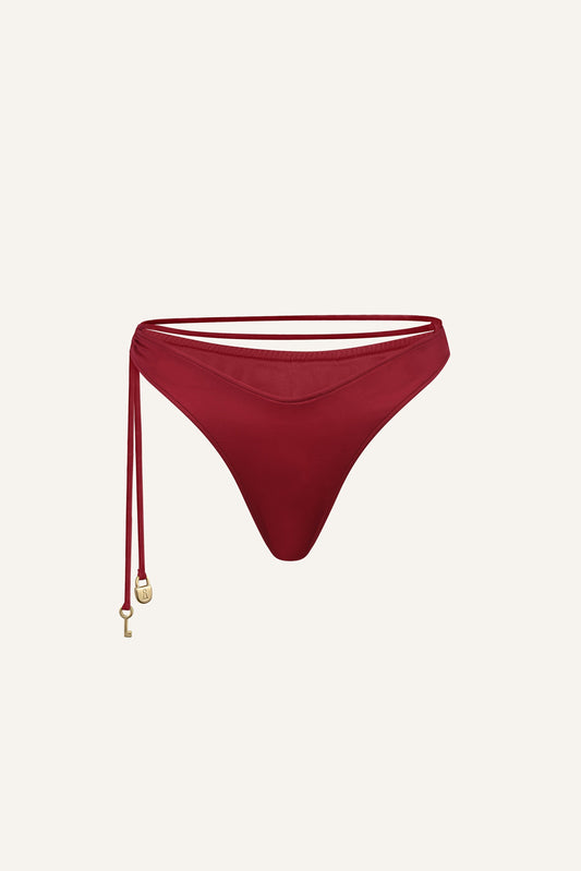 Lulu swim bottom in cherry