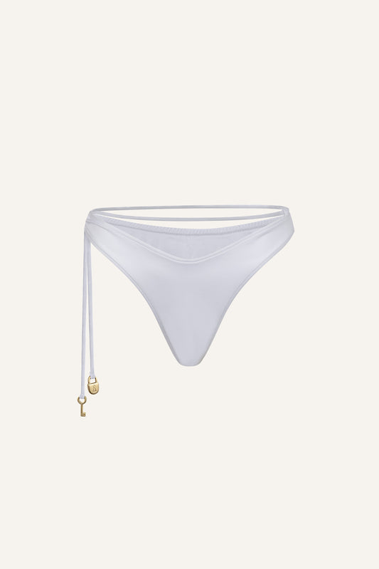 Lulu swim bottom in white