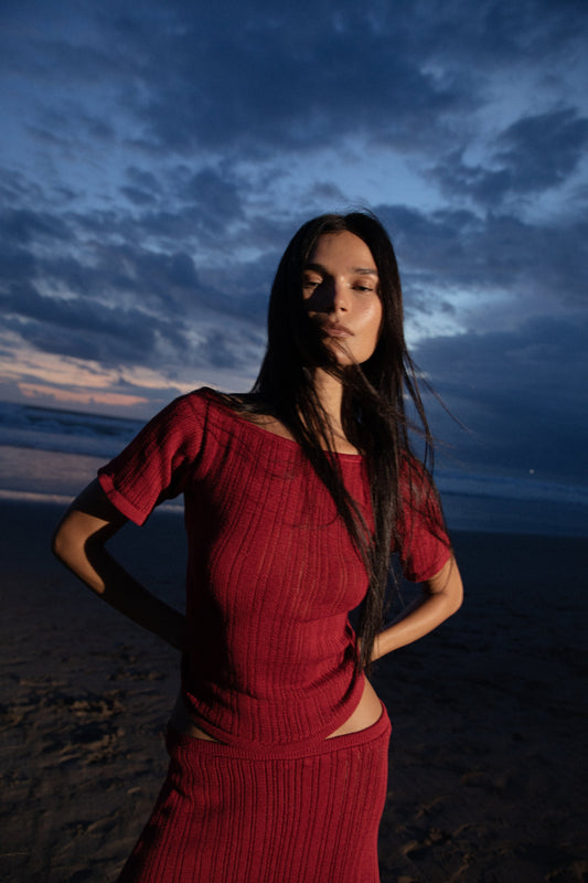 Rita Top Red