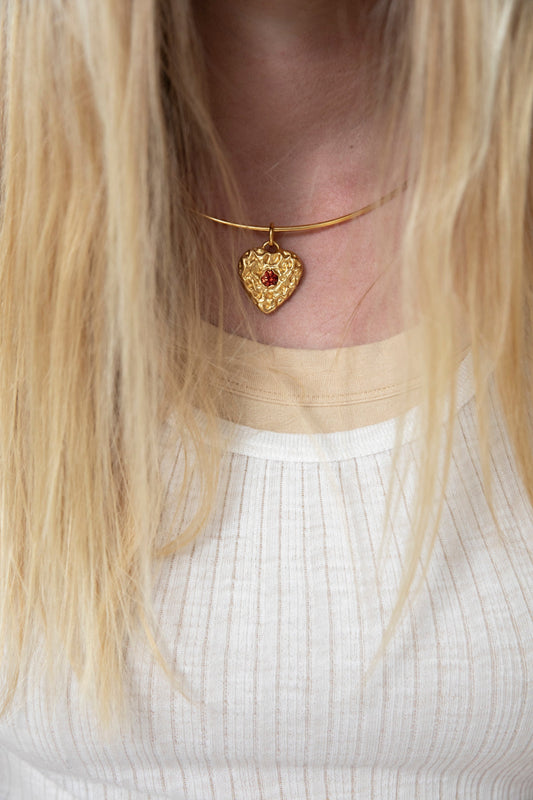 Heart Charm Gold