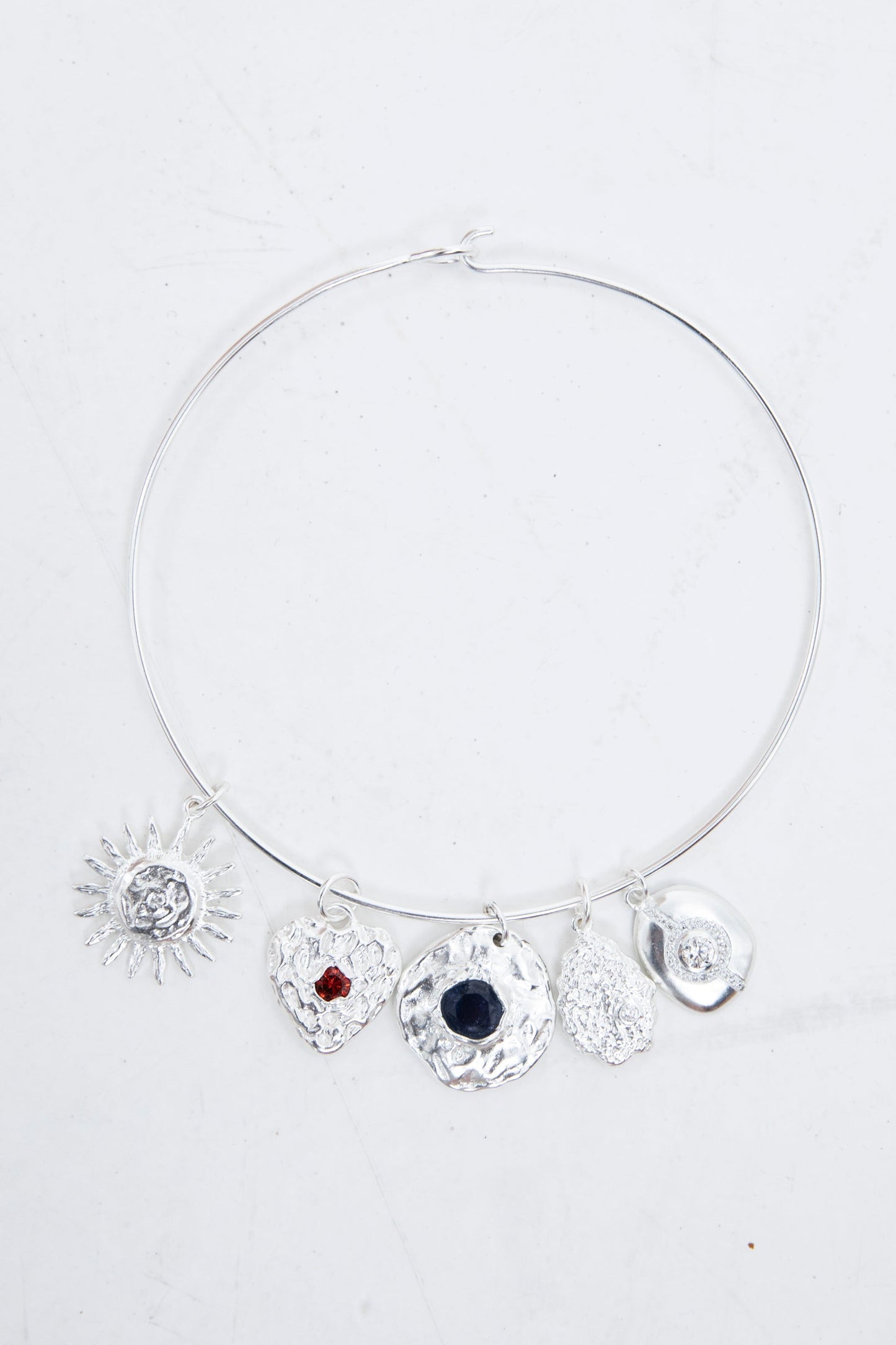 Stones Charm Silver
