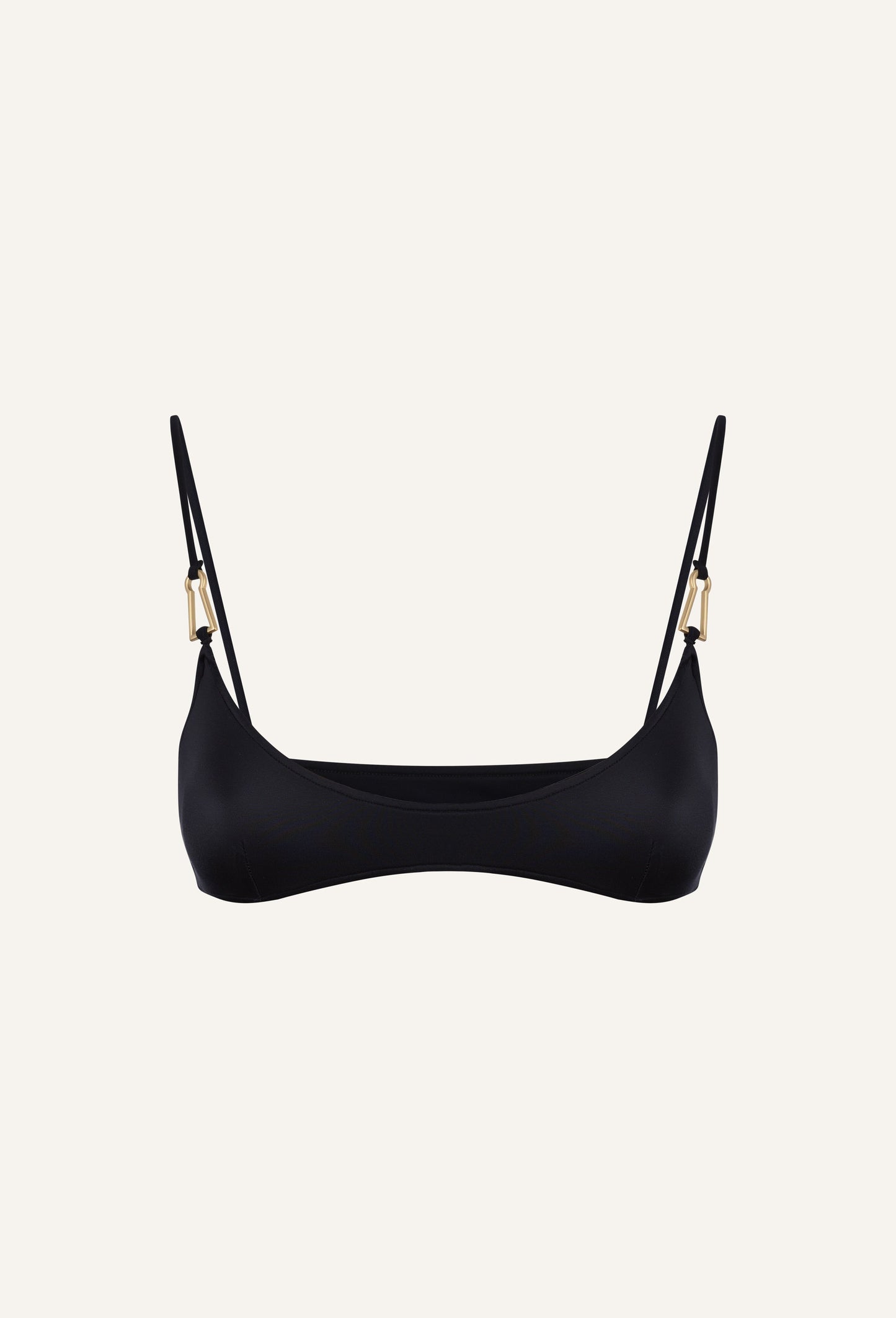 Mina bikini top in black