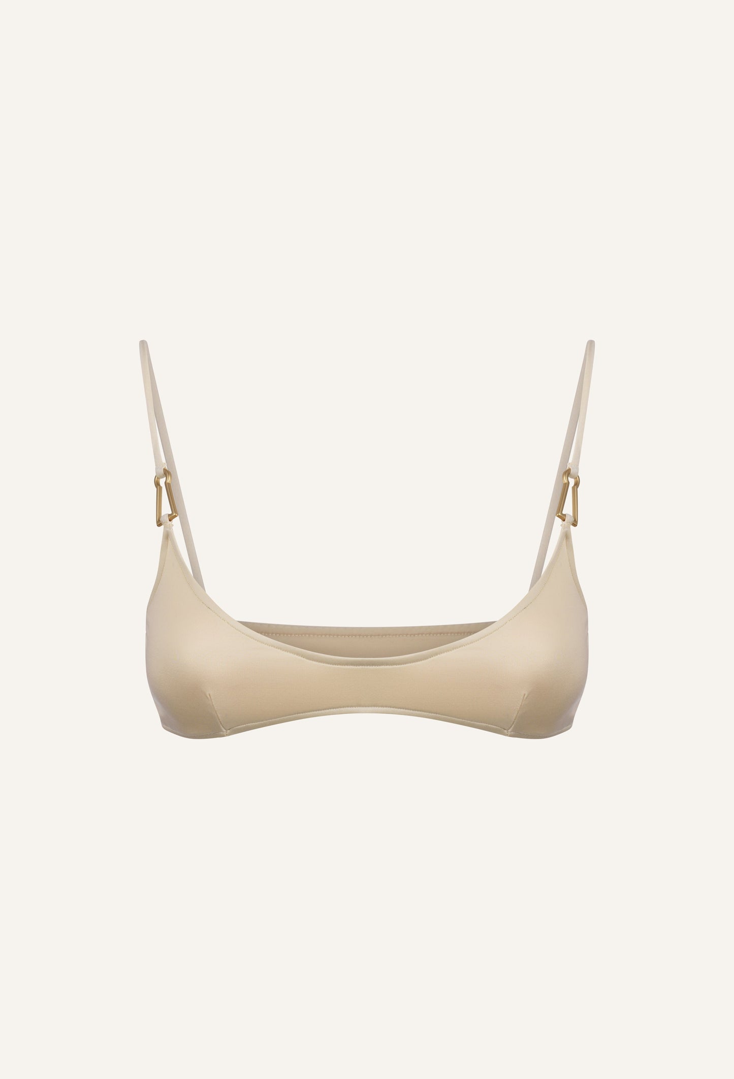 Mina bikini top in cream
