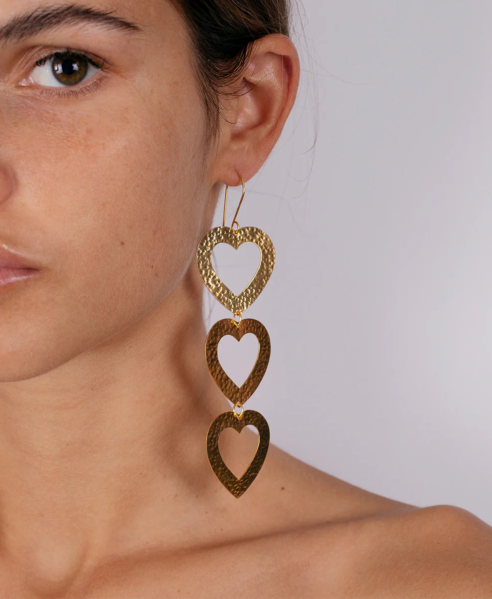 My heart earrings