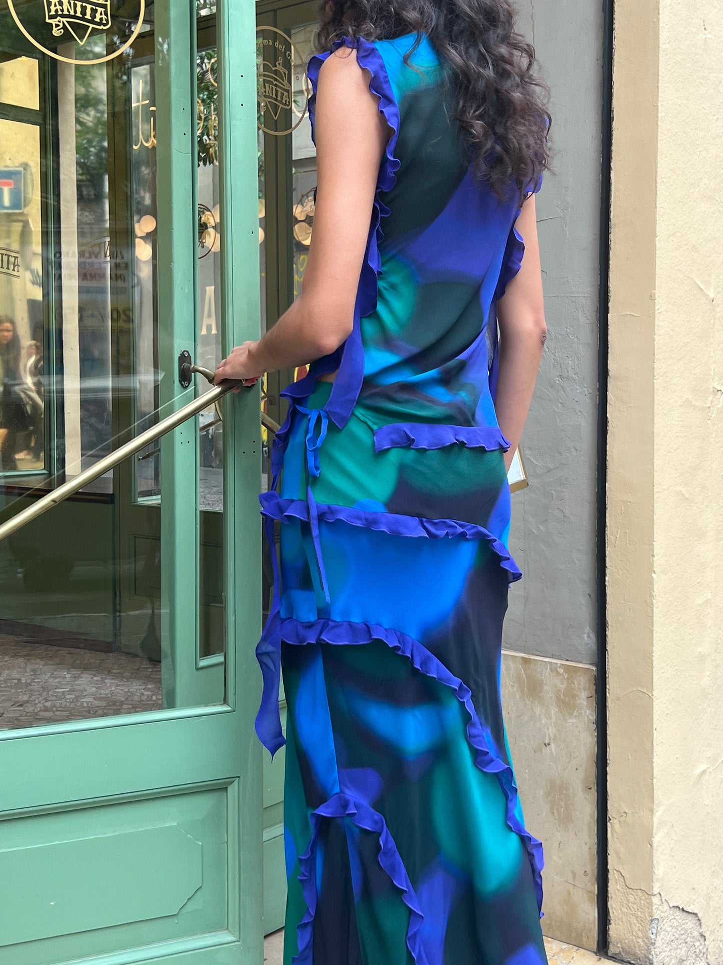 Navy Fantasy Blouse camisas y camisetas